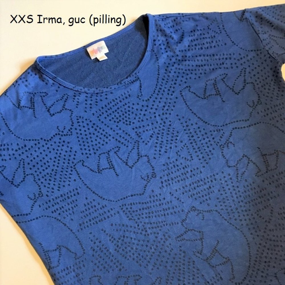 XXS Lularoe Irma oversized tunic, bears